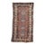 1920s Kazak with Nice Tribal Design in Clay, Terracotta Blues and Greens Rug 4 x 7.9 For Sale