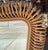 Wood 1960s French Inspired Beautiful Rattan Mirror For Sale - Image 7 of 8