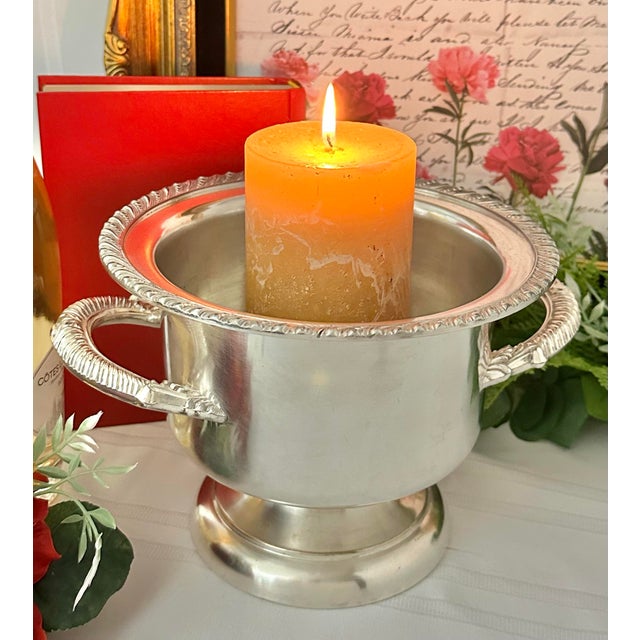 This is for a unique Antique by Hartford Sterling Co. that is a Silver Plated Champagne Bucket / Wine Chiller / Trophy...