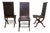 Mid-Century Modern Leather and Oak Fireside Sling Chairs by Pierre Lottier, 1970, Set of 3 For Sale