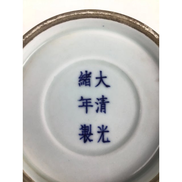 Antique Chinese Porcelain Brush Pot For Sale - Image 12 of 13