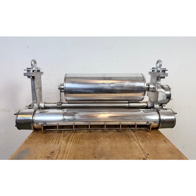 Industrial Japanese Hanging Tube Light from Kokosha Osaka, 1980s For Sale - Image 10 of 18