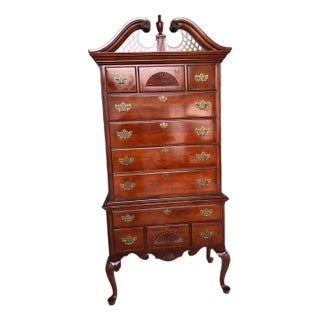 1940s Open Home Exclusively by Stanley Highboy Chest / Lingerie Chest For Sale