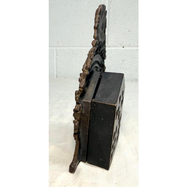 Rare Antique King George v & Queen Mary Our Empire Coronation Cast Iron Bank For Sale - Image 10 of 10