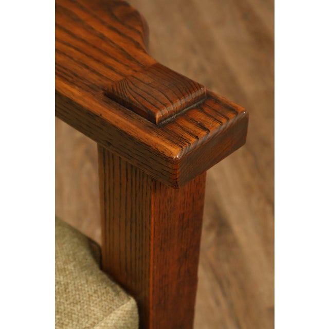 Antique Mission Oak Adjustable Morris Chair For Sale - Image 13 of 18