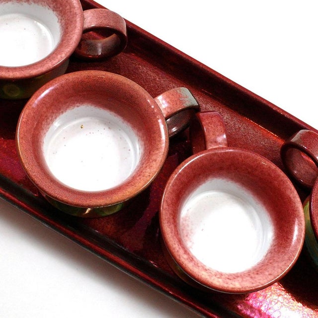 This set of cups and saucers represents the perfect harmony between ceramic tradition and aesthetic research. Each piece...