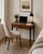 This beautifully refinished Ramseur Furniture Co. Mid-Century Modern writing desk showcases the clean lines and timeless...