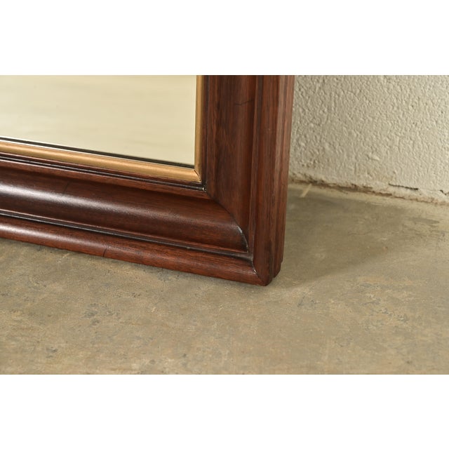 Henkel Harris Federal Mahogany and Gold Gilt Framed Wall Mirror, 1972 For Sale In South Bend - Image 6 of 11