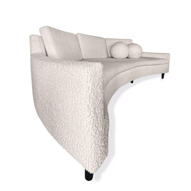 Vintage Harvey Probber Curved Crescent Sofa C1960s For Sale - Image 9 of 9