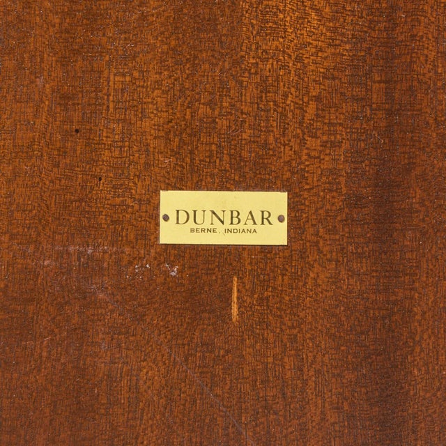 Brown Edward Wormley for Dunbar Mid Century Mahogany and Brass Coffee Table For Sale - Image 8 of 8
