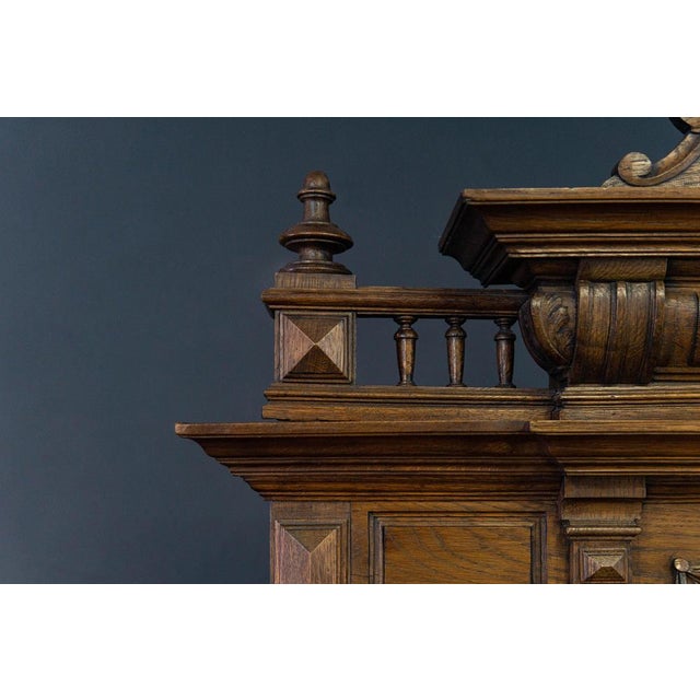 Wilhelminian Oak Corner Cupboard For Sale - Image 5 of 18