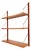 Danish Teak Shelving Unit with Three Shelves in the style of Cadovius, Sorensen, 1960s For Sale