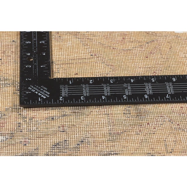 Mid 20th Century French Industrial Vintage Turkish Rug - 09'07 X 13'04 For Sale In Dallas - Image 6 of 9