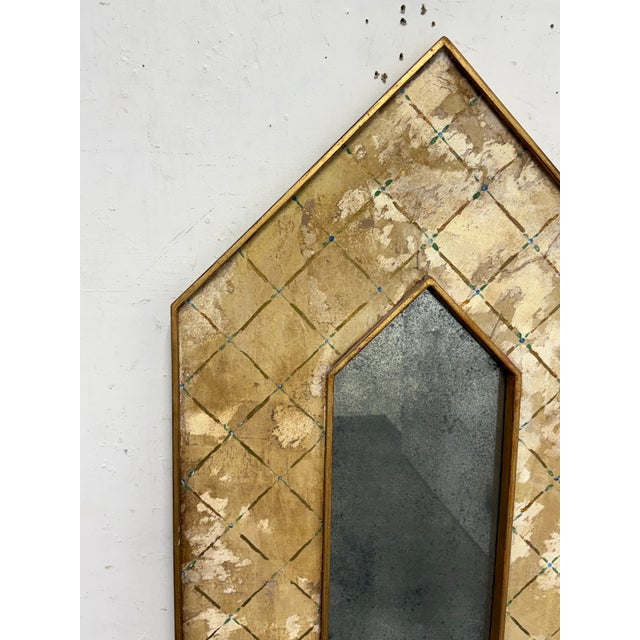Vintage Italian Fresco Wall Mirror For Sale - Image 10 of 12