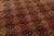 Brown Antique Hooked German Tetex Rug in Terracotta With Gul Design - Rug & Kilim For Sale - Image 8 of 11