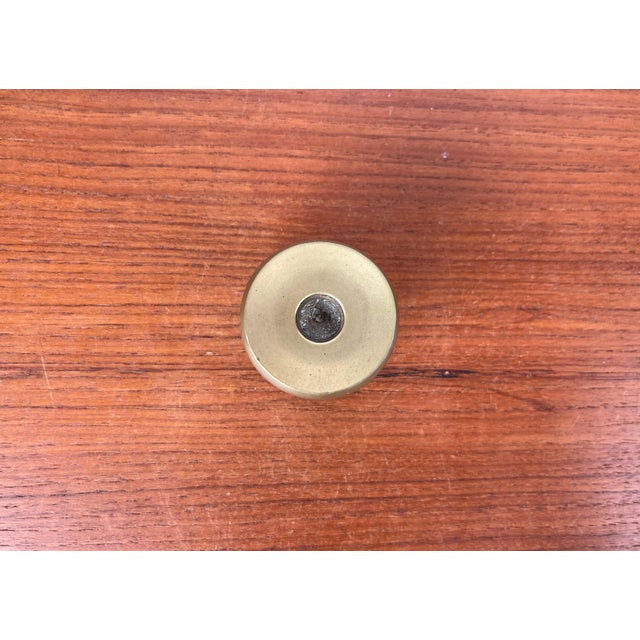Mid-Century Modern Traditional Swedish Brass Candleholder, 1960s For Sale - Image 5 of 14