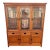 Stickley 21st Century Collection Leaded Glass Mission Cherry Buffet China Cabinet For Sale