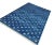 Handmade Cotton Diamond Rug, Blue And White 8'x10' For Sale