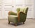 Vintage Danish Lounge Chair in Green Velvet, 1950s For Sale - Image 11 of 11