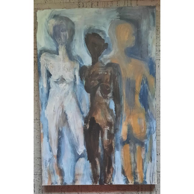 2020s Beth Downey Abstract Figurative Painting For Sale - Image 5 of 5
