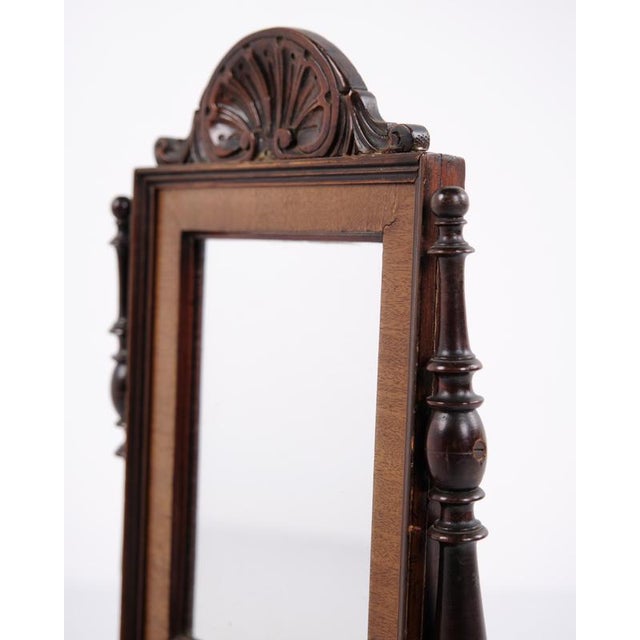 Mahogany Children's Furniture with Mirror and Drawers, 1860s For Sale - Image 10 of 14