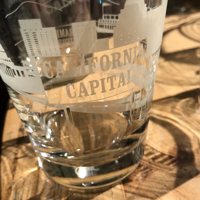 Vintage 1996 to 2008 California Regional Bridge Tournament Double Old Fashion Glasses - Set of 14 For Sale - Image 4 of 13