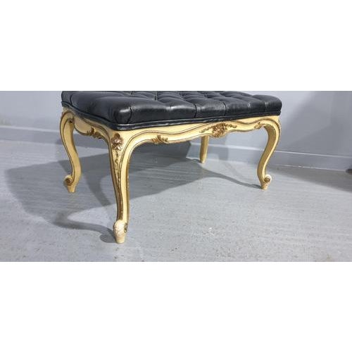 Painted Long Stool For Sale - Image 5 of 8