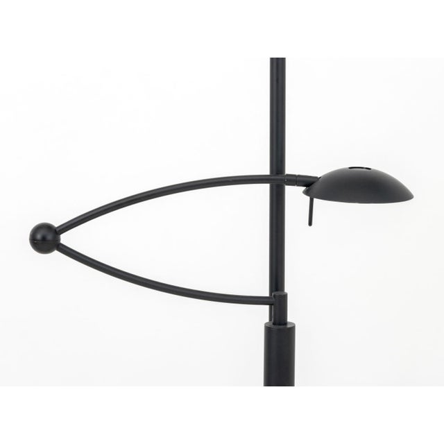 Contemporary Estiluz Black Metal Adjustable Floor Lamps, Pair For Sale - Image 3 of 10