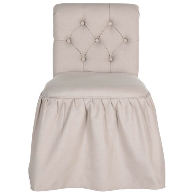 2020s Alexander Vanity Chair in Taupe For Sale - Image 5 of 5