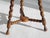 1920s Antique Rustic Farmhouse Hexagon Wooden Barley Twist Plant Stand, 1920s For Sale - Image 5 of 9