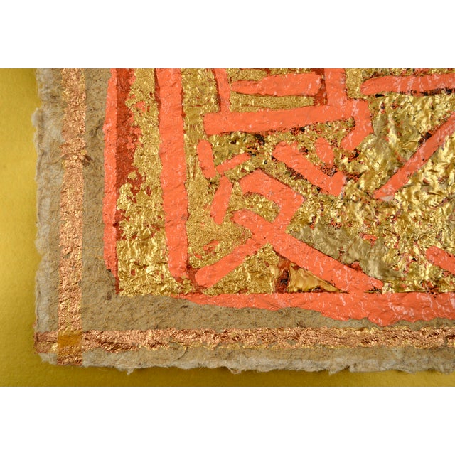 "Elegance" Abstract Handmade Paper Composition by Marc Foster Grant For Sale In Monterey, CA - Image 6 of 8