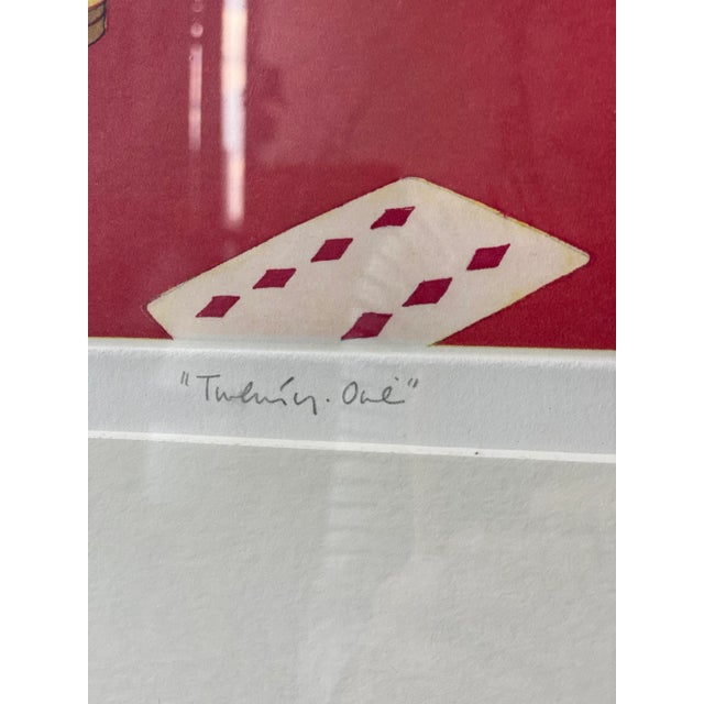 Vintage Signed Aquatint by Andrew Stevovich Titled "Twenty-One," Circa 1988 For Sale - Image 10 of 12