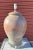 1950s Vintage Distressed Terra Cotta Clay Table Lamp For Sale - Image 5 of 10