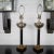 Cast Mercury Glass Columnar Table Lamps - a Pair For Sale - Image 4 of 9