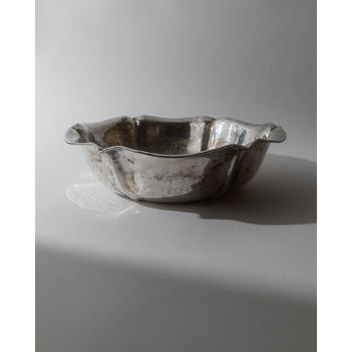 Vintage Silver Plated Fruit Bowl, 1940s For Sale - Image 6 of 11