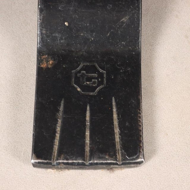 Wood Vintage Table in Wood Veneer and Metal, Italy, 1960s For Sale - Image 7 of 9