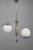 This refined czechoslovak art deco chandelier dates from the 1930s and reflects the elegance and precision of central...