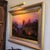 American Lydia and Evgeny Baranov "Mystic Twilight" Painting of Carmel Mission, Framed For Sale - Image 3 of 11