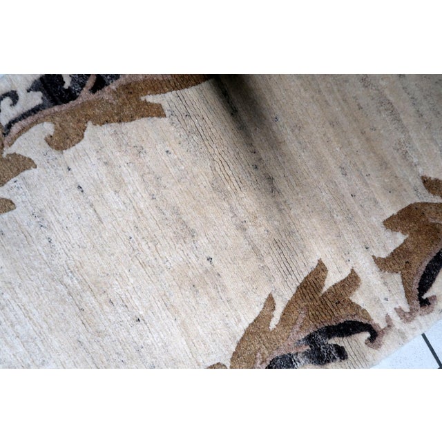 1960s, Vintage Tibetan Art Deco Khaden Rug 3' X 6.8' For Sale - Image 13 of 15