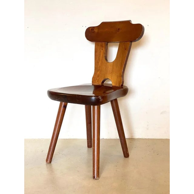 Rustic Pine Chairs, 1960s, Set of 6 For Sale - Image 17 of 18