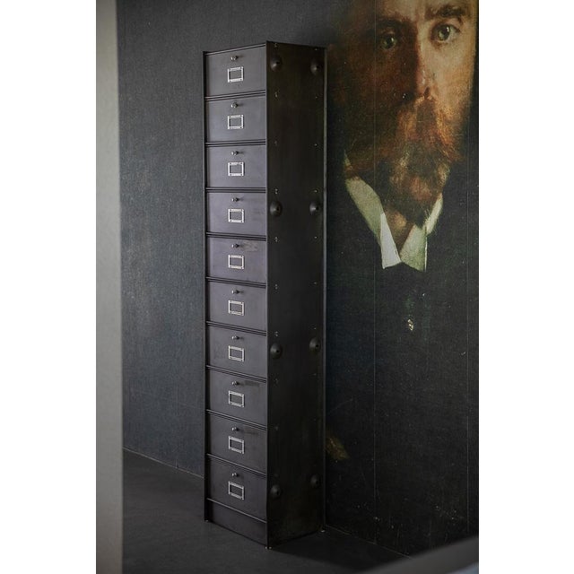 Metal Cabinet with Flap from Roneo, 1950s For Sale - Image 10 of 10