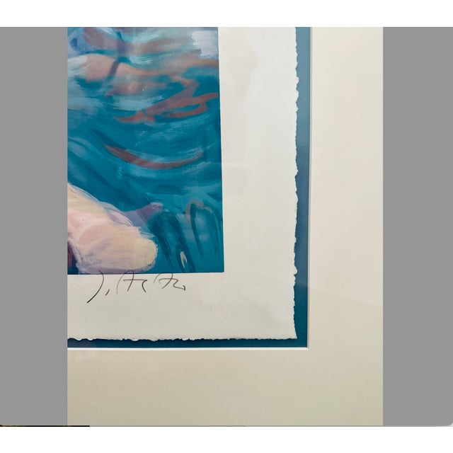 "Beach at Del Mar" by John Asaro is a limited edition signed serigraph numbered HC 8 of 25 that captures the serene and...