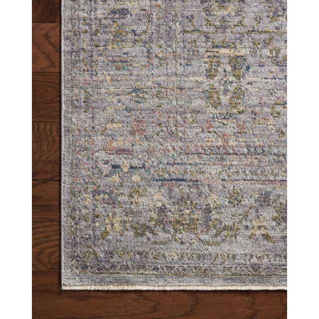 2020s Jean Stoffer x Loloi Bradbury Grey / Multi 2'-7" x 4' Accent Rug For Sale - Image 5 of 8