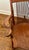 Wood Antique Turn of the Century Tiger Oak Gooseneck Spindle-Back Swan Neck Rocking Chair For Sale - Image 7 of 10