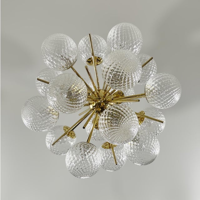 Not Yet Made - Made To Order 21st Century Diciotto Balloton Murano Sputnik Chandelier by Fabio LTD For Sale - Image 5 of 9