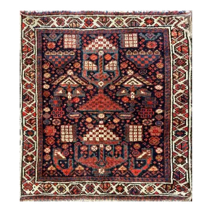 Antique Handmade Azerbaijan Rug/ Bag, 22" X 24"