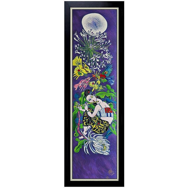 Late 20th Century Four Songs of Spring, Jiang Tiefeng, Set of 4 For Sale In Minneapolis - Image 6 of 8