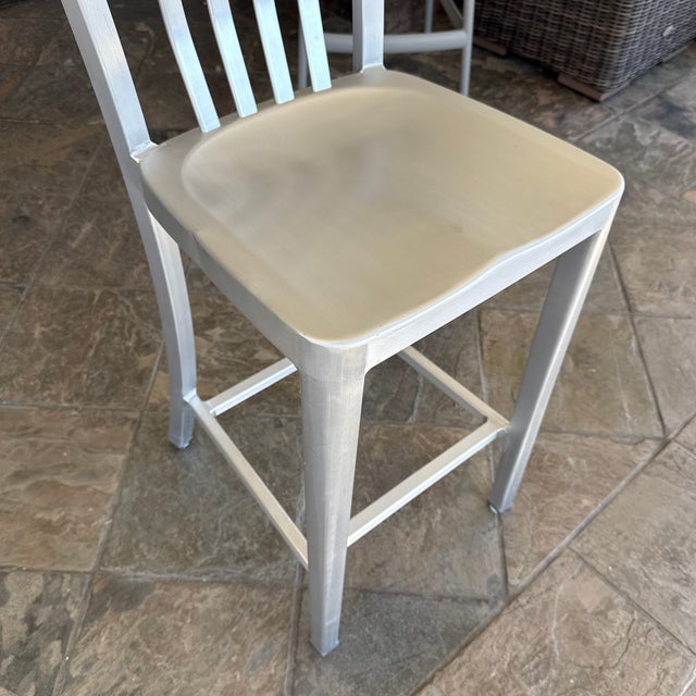 2020s Crate & Barrel Delta Counter Stool For Sale - Image 5 of 12