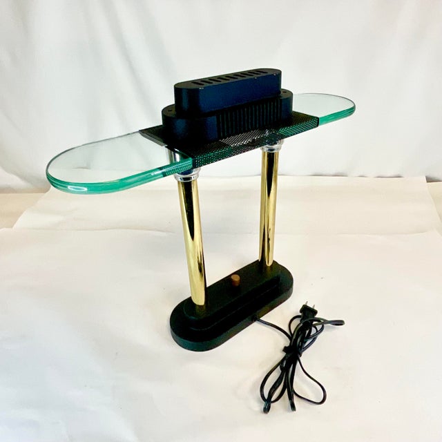 1980s Postmodern Boho Chic Robert Sonneman for George Kovacs Desk Lamp For Sale - Image 11 of 11