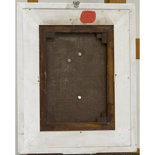 Giuseppe Caiafa, Deep Resonance, Aluminum Sculpture on Canvas, 2024 For Sale - Image 4 of 5